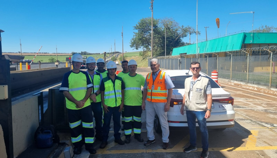 Em São Simão, Ipem-SP verifica radar na rodovia SP-330